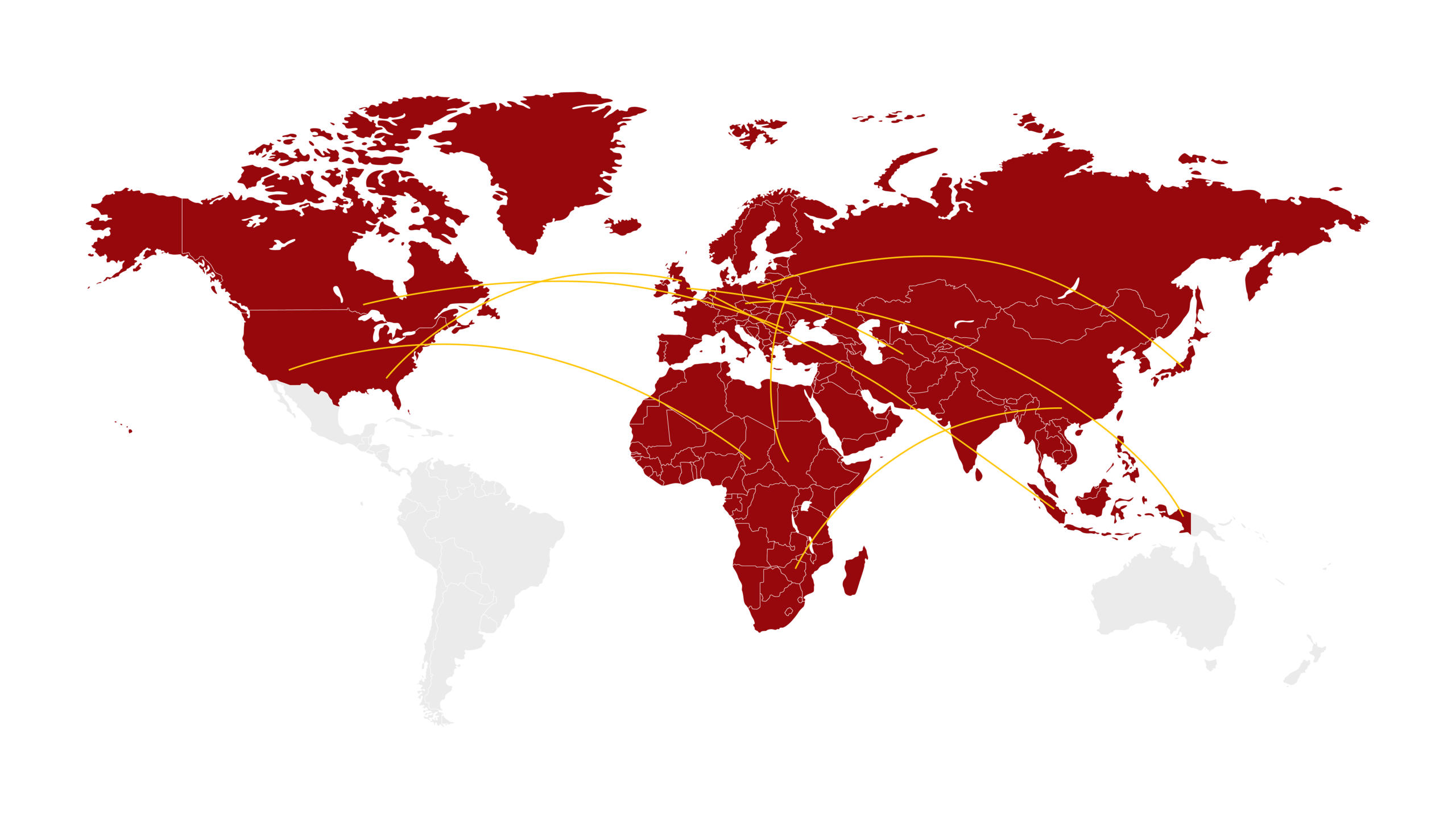 Global grant distribution map