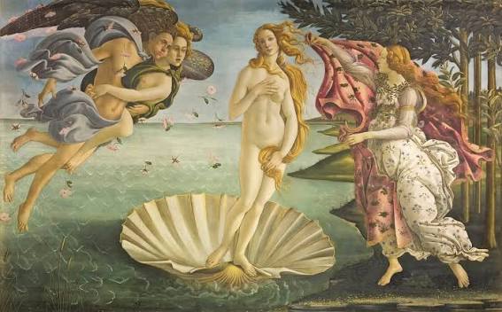 Botticelli's The Birth of Venus at the Uffizi Gallery